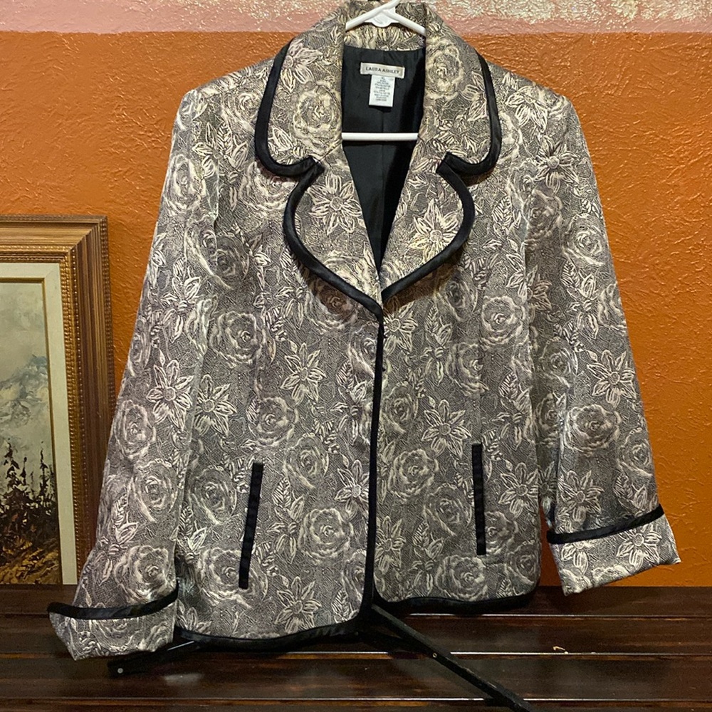 Laura Ashley floral blazer